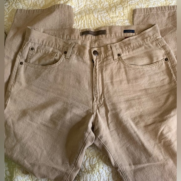 Mens Agave Nectar Cotton/Linen Pants SZ 36 - Picture 3 of 7
